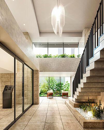 ザ・ライオンズ府中 エントランスホール完成予想図