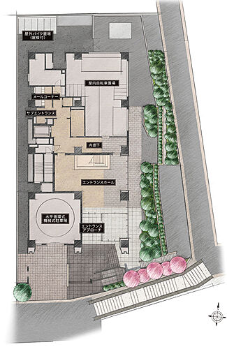 ザ・ライオンズ本郷 敷地配置イラスト