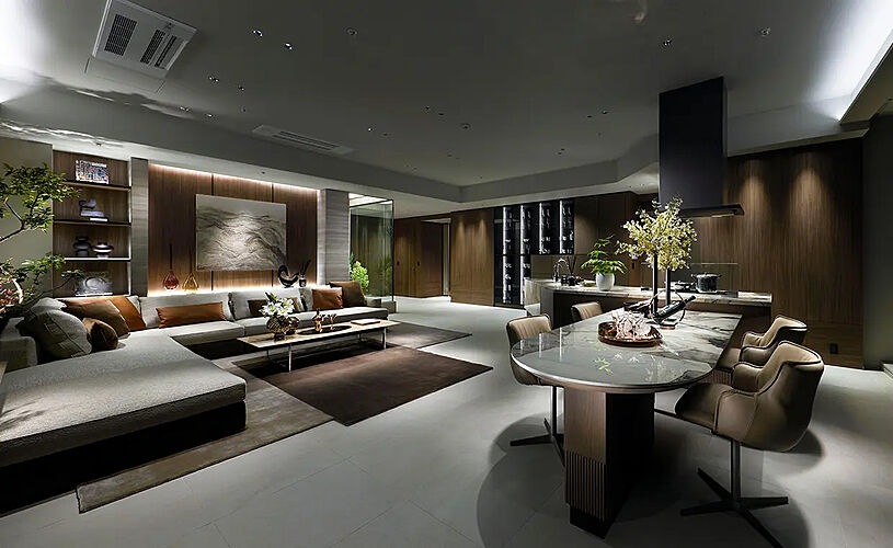 ブランズタワー大阪梅田 リビング（S-Gタイプ）