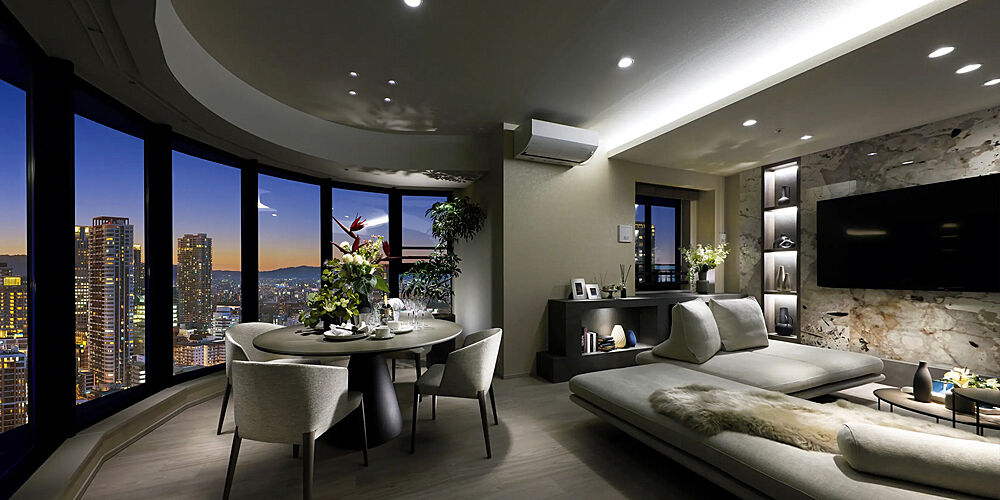 ブランズタワー大阪梅田 リビング（Tタイプ）　