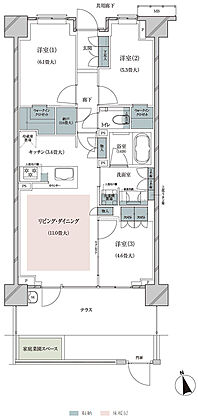 ブランズ津田沼奏の杜二丁目 間取り Cg