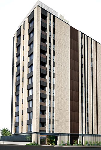 ブランズ白金台五丁目 外観完成予想CG