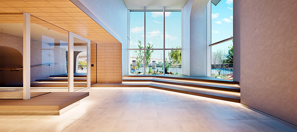 ブランズ芝浦 エントランスホール完成予想CG