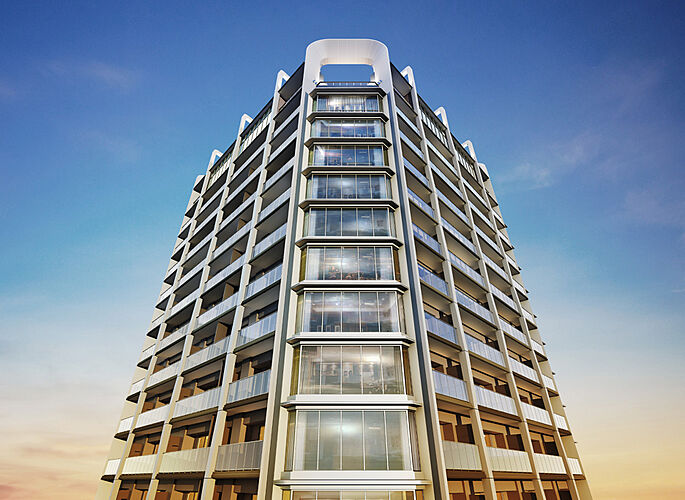 ブランズタワー大崎 外観完成予想CG