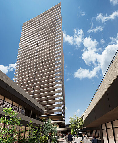 ブランズタワー西宮 外観完成予想CG