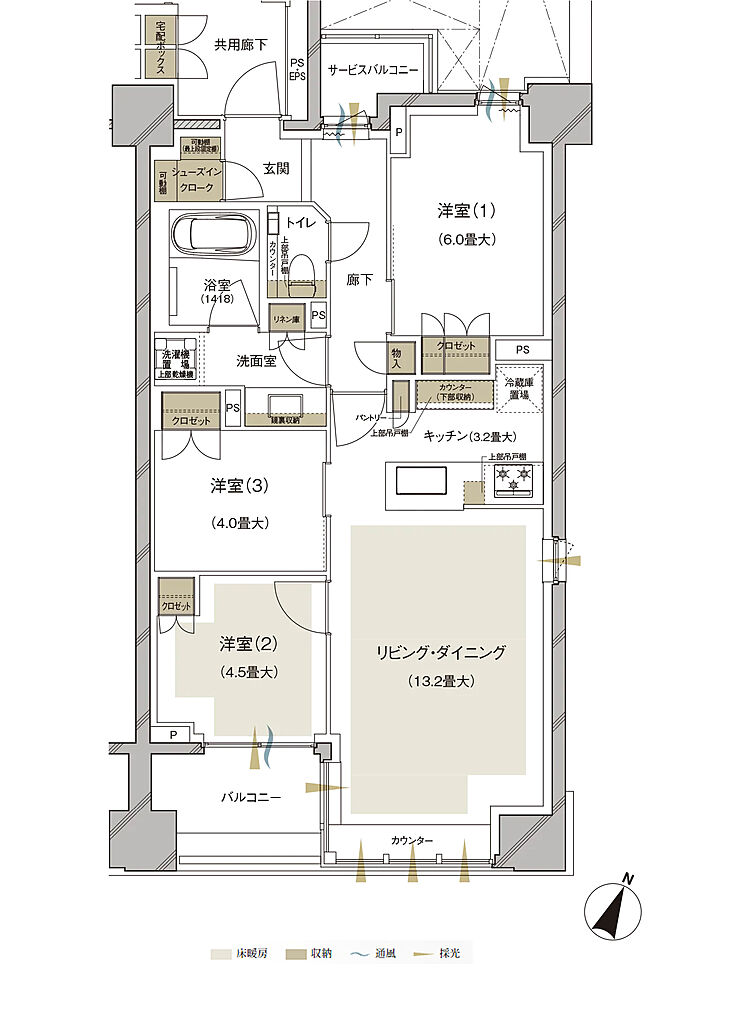 ブランズ護国寺富士見坂 間取り D
