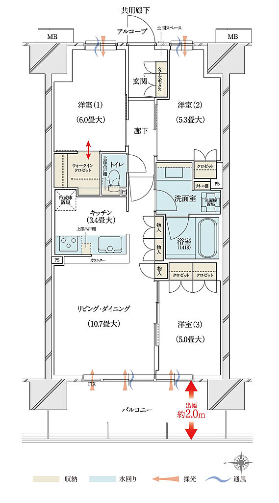 ブランズシティ大津京 間取り DB