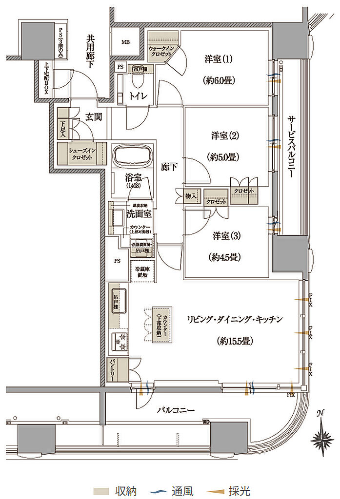 Brillia 神戸旧居留地 間取り D