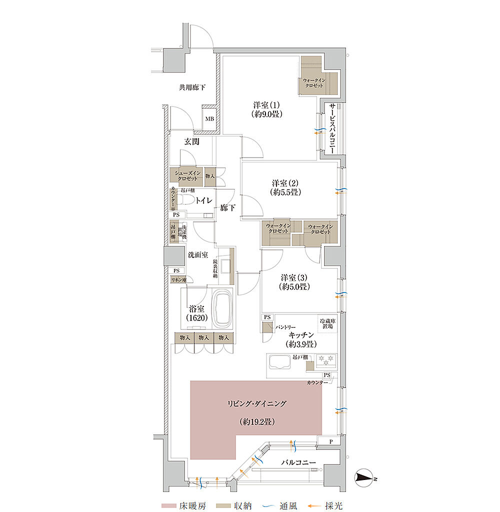 Brillia 京都北山 The Residence 間取り A