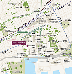 Brillia 夙川松園町 モデルルーム案内図