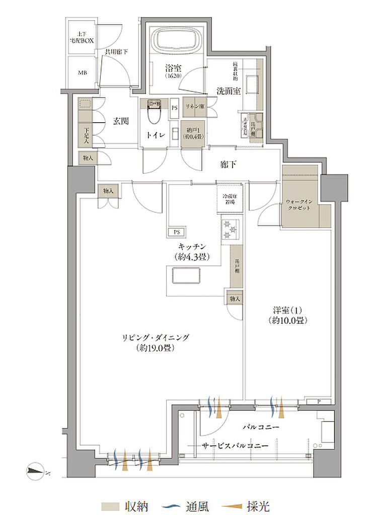Brillia 夙川松園町 間取り D【セレクトプラン1】