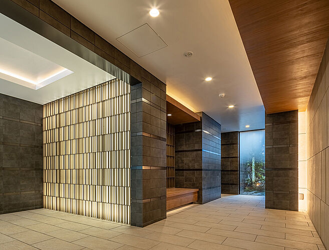 プラウド勾当台公園ディアージュ ( 第4期 2次 ) エントランスホール（竣工写真）