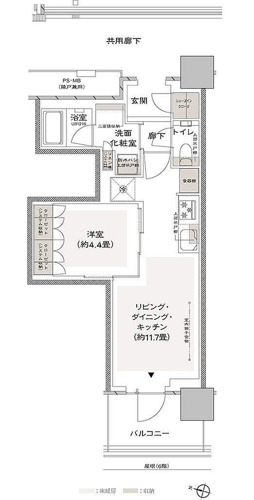 URAWA THE TOWER ( 第3期 3次 ) 間取り WG2