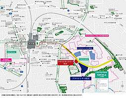 プラウドシティ所沢 ( 第2期 4次 ) モデルルーム案内図
