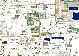 プラウドシティ国立 ( 第2期 3次 ) 現地案内図