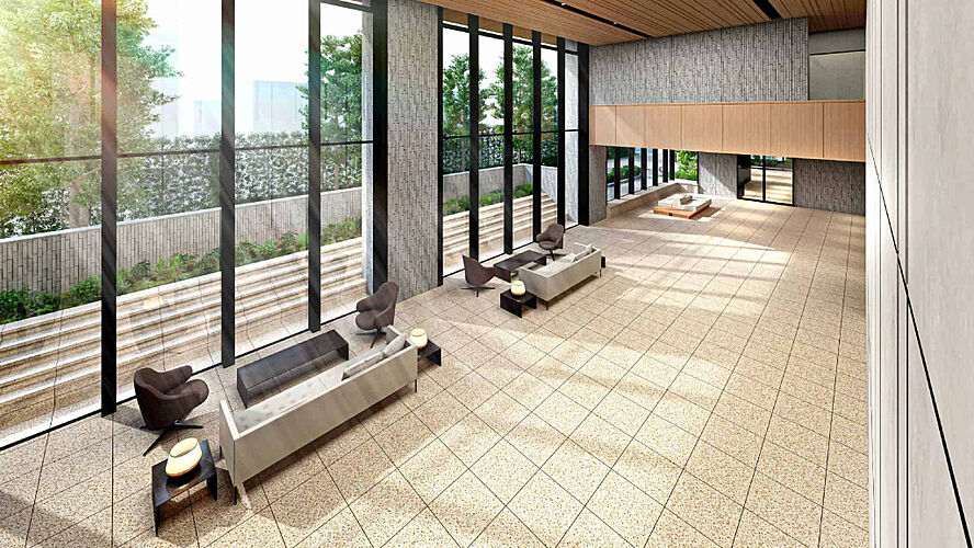 プラウドタワー神戸垂水 ( 第4期 ) グランラウンジ完成予想図