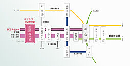 プラウド京王聖蹟桜ヶ丘 ( 第3期 3次 ) アクセス図