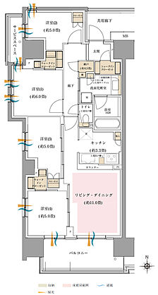 オハナ 東鷲宮フロント ( 第1期 6次 ) 間取り 【ブライトサイト】E