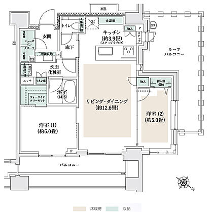 プラウド三鷹 ( 第2期 ) 間取り Mr