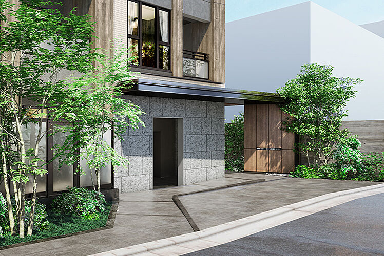 プラウド吉祥寺本町 ( 第1期 3次 ) イーストアプローチ完成予想CG