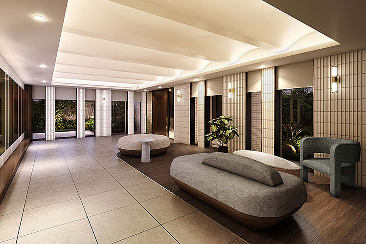 プラウド吉祥寺本町 ( 第1期 3次 ) エントランスホール完成予想CG