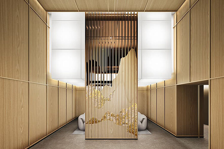 プラウド高津 ( 第1期 ) エントランスホール完成予想CG