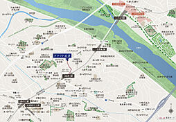 プラウド高津 ( 第1期 ) 現地案内図