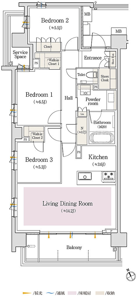 プラウド池下高見 ( 第2期 5次 ) 間取り A