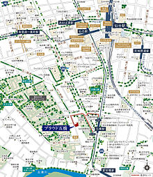 プラウド五橋 ( 第2期 ) 現地案内図
