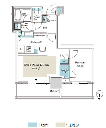 パークタワー大阪堂島浜 間取り S-43An