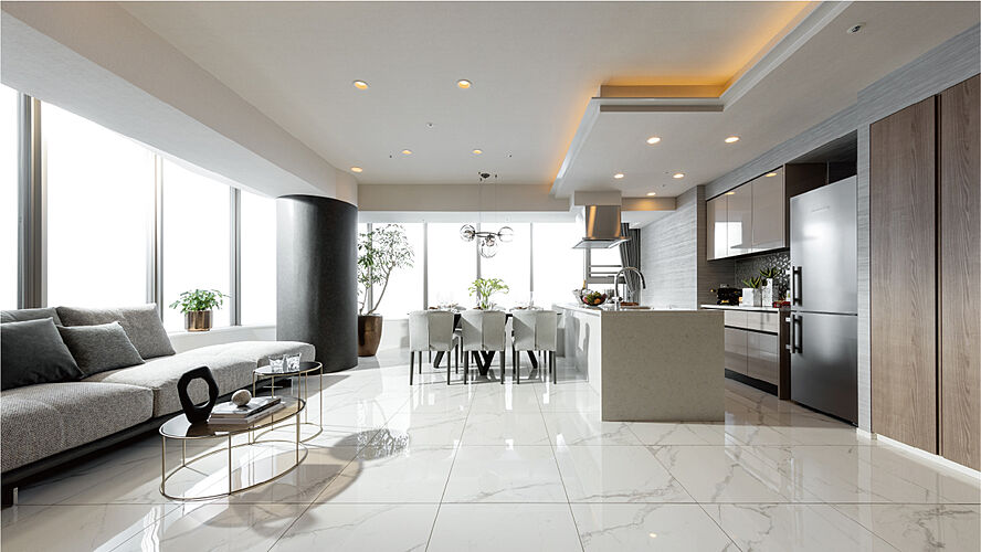 パークコート覚王山山門町 リビング・ダイニング