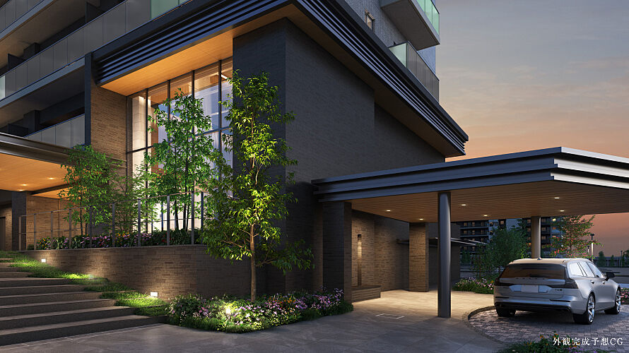 パークホームズＬａＬａ名古屋みなとアクルス　シーズンズ 外観完成予想CG