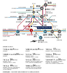 ＣＥＮＴＲＡＬ　ＡＩＲ　ＣＩＴＹ　ＲＥＳＩＤＥＮＣＥ　II アクセス図