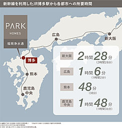 パークホームズ福岡浄水通 アクセス図