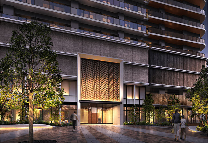 パークタワー柏の葉キャンパス エントランス完成予想CG