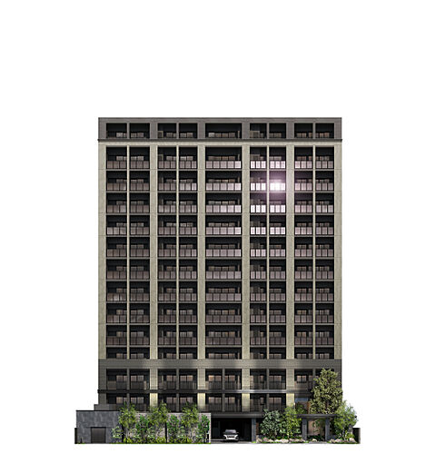 パークホームズ大濠公園ミッド 外観完成予想CG