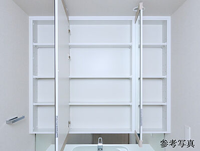 三面鏡裏収納