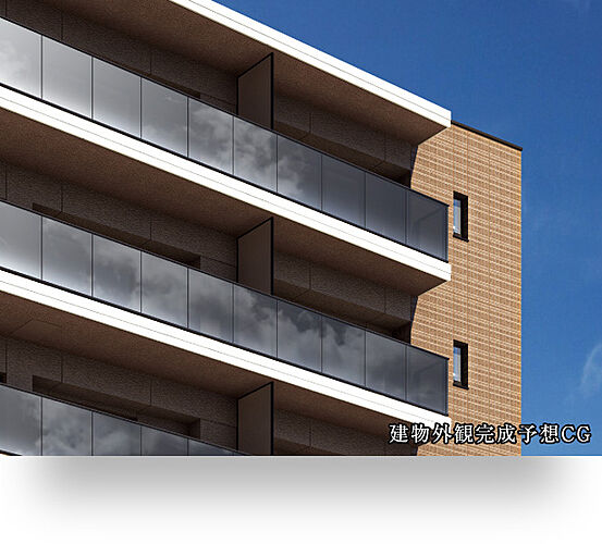 パークホームズ横浜伊勢町 建物外観完成予想CG