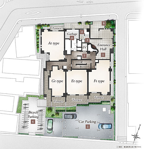 パークホームズ横浜伊勢町 共用部