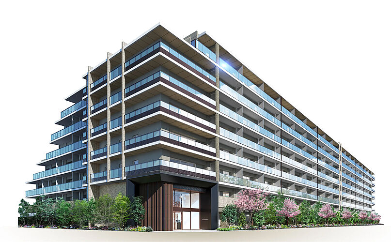 パークホームズ伊丹稲野ガーデンスクエア ステーションゲート 外観完成予想CG