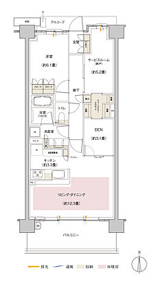パークホームズ伊丹稲野ガーデンスクエア ステーションゲート 間取り 69Bc【MENU PLAN2】