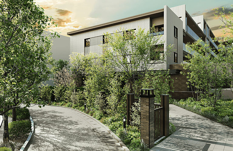 パークホームズ市が尾ブライトアベニュー 外観完成予想CG