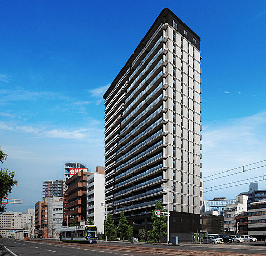 パークホームズ千田町 外観完成予想CG