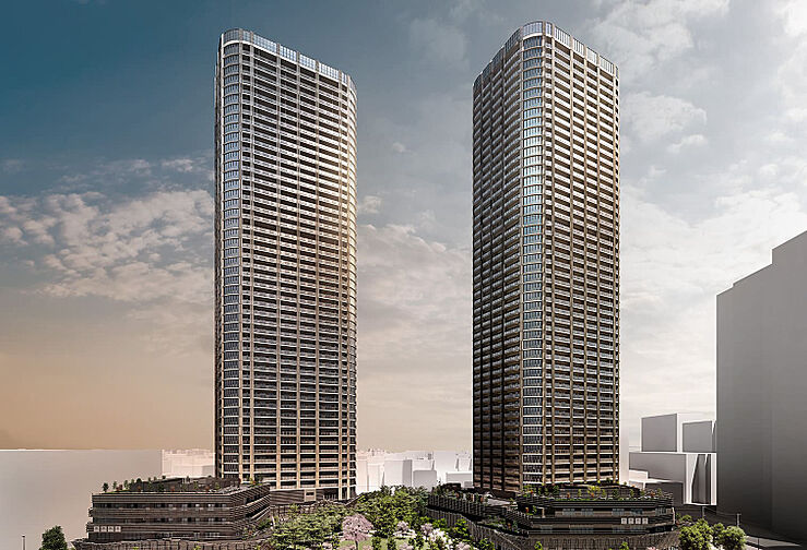 ザ・パークハウス 武蔵小杉タワーズ 外観