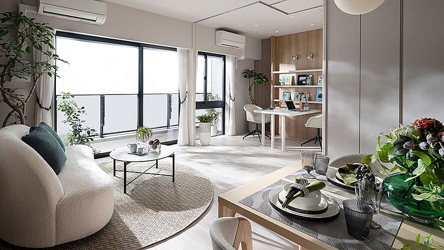 ザ・パークハウス 川越フロント リビング・ダイニング（J1type）