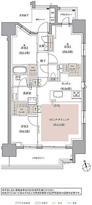ザ・パークハウス 船橋レジデンス 間取り E