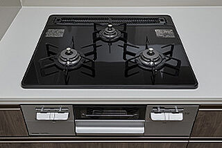 ザ・パークハウス 東中野プレイス 無水両面焼きグリル付ガラストップコンロ