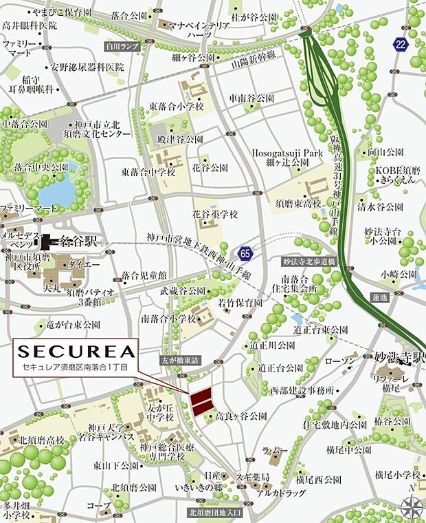 ※付近拡大図