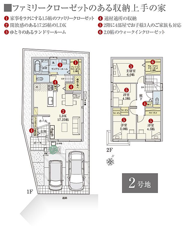 ［プラン図］※図面に基づいて描いているのでプラン及び外構・植栽については、実際とは多少異なる場合があります。また、車・家具・家電・備品等は販売価格に含まれません。