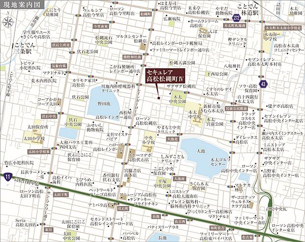 ※付近案内図